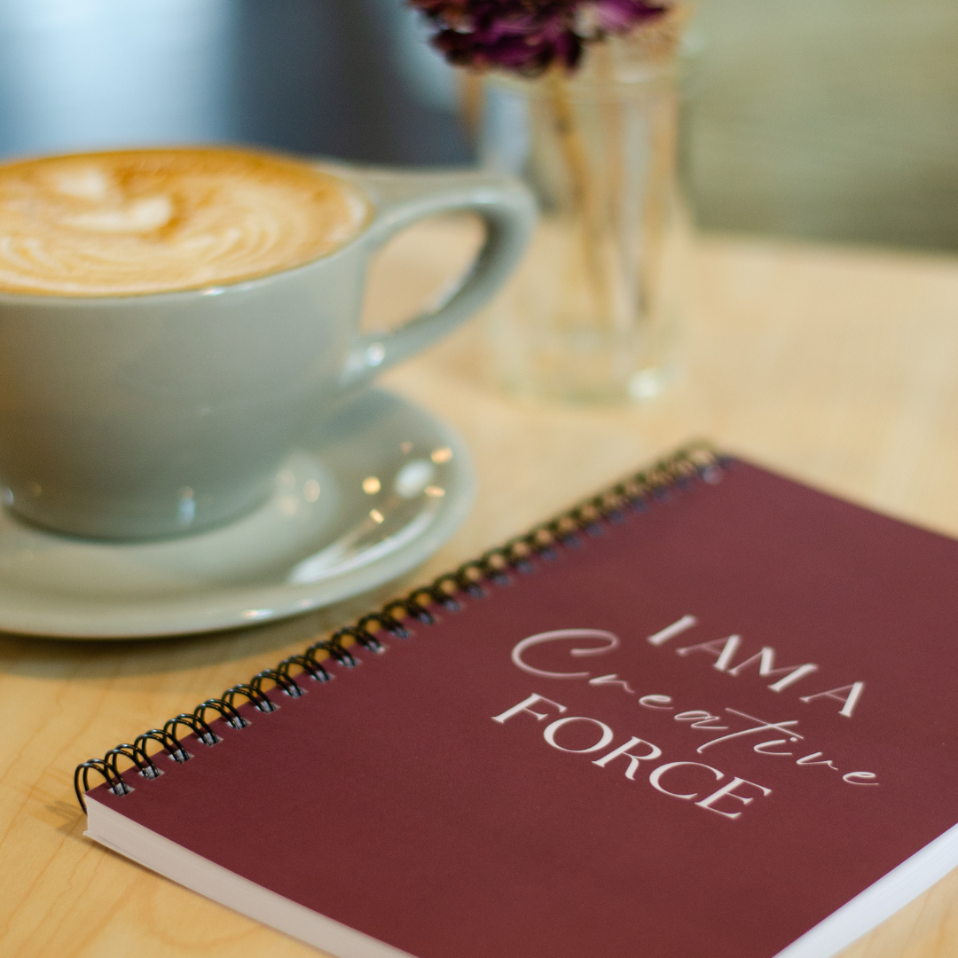 Creative Force Mauve Spiral Notebook