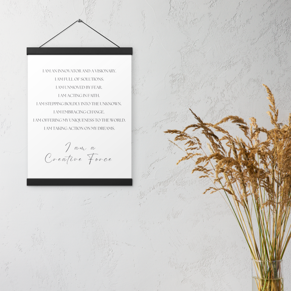 Creative Force Manifesto Wall Decor