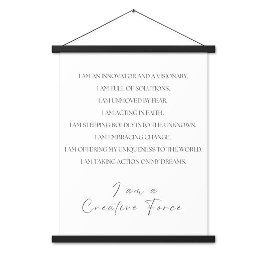 Creative Force Manifesto Wall Decor